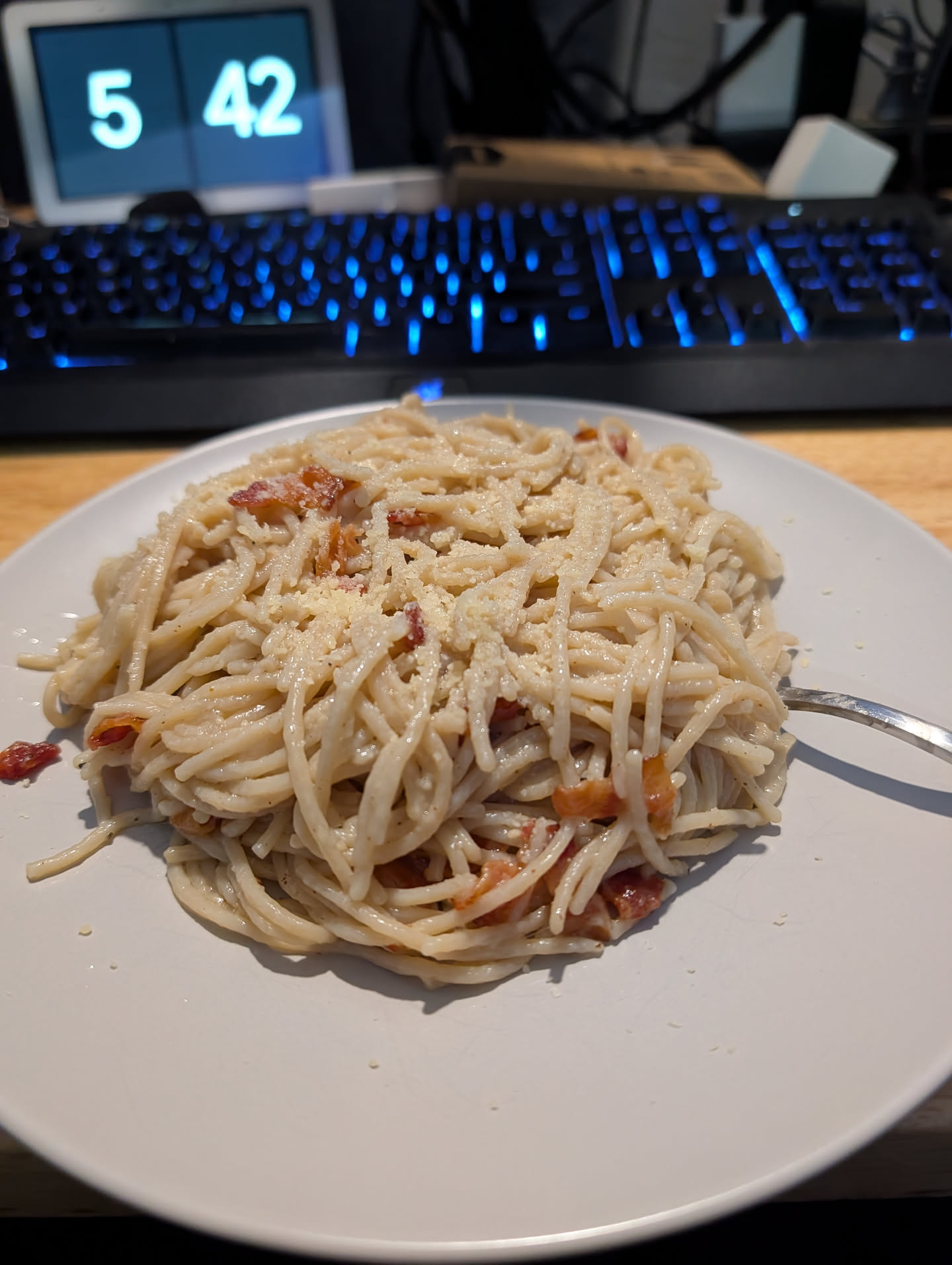 Gluten-free carbonara