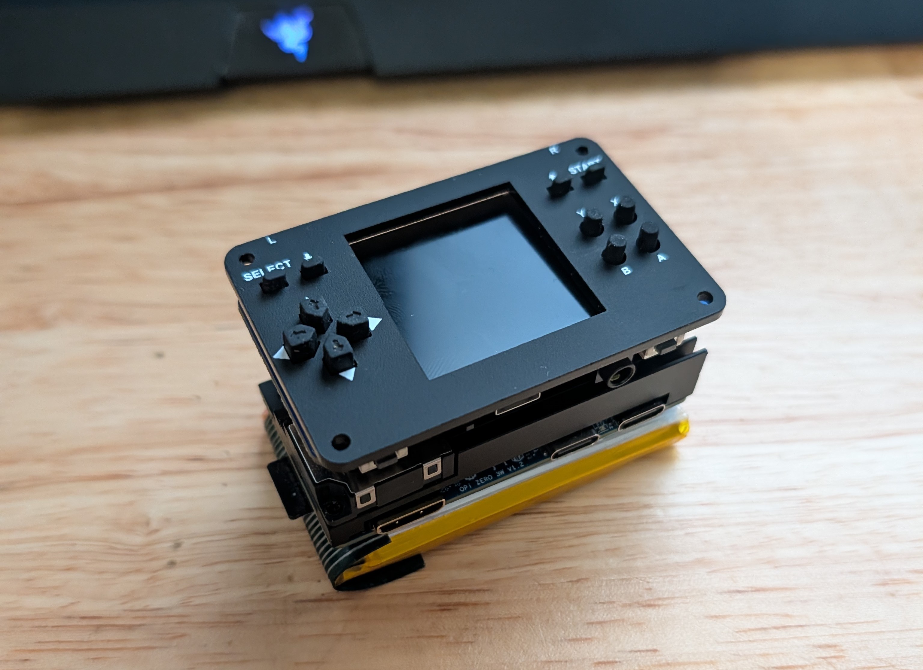 Micro Cyberdeck viewed from above